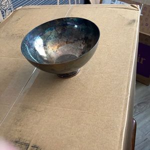 Silver plated bowl